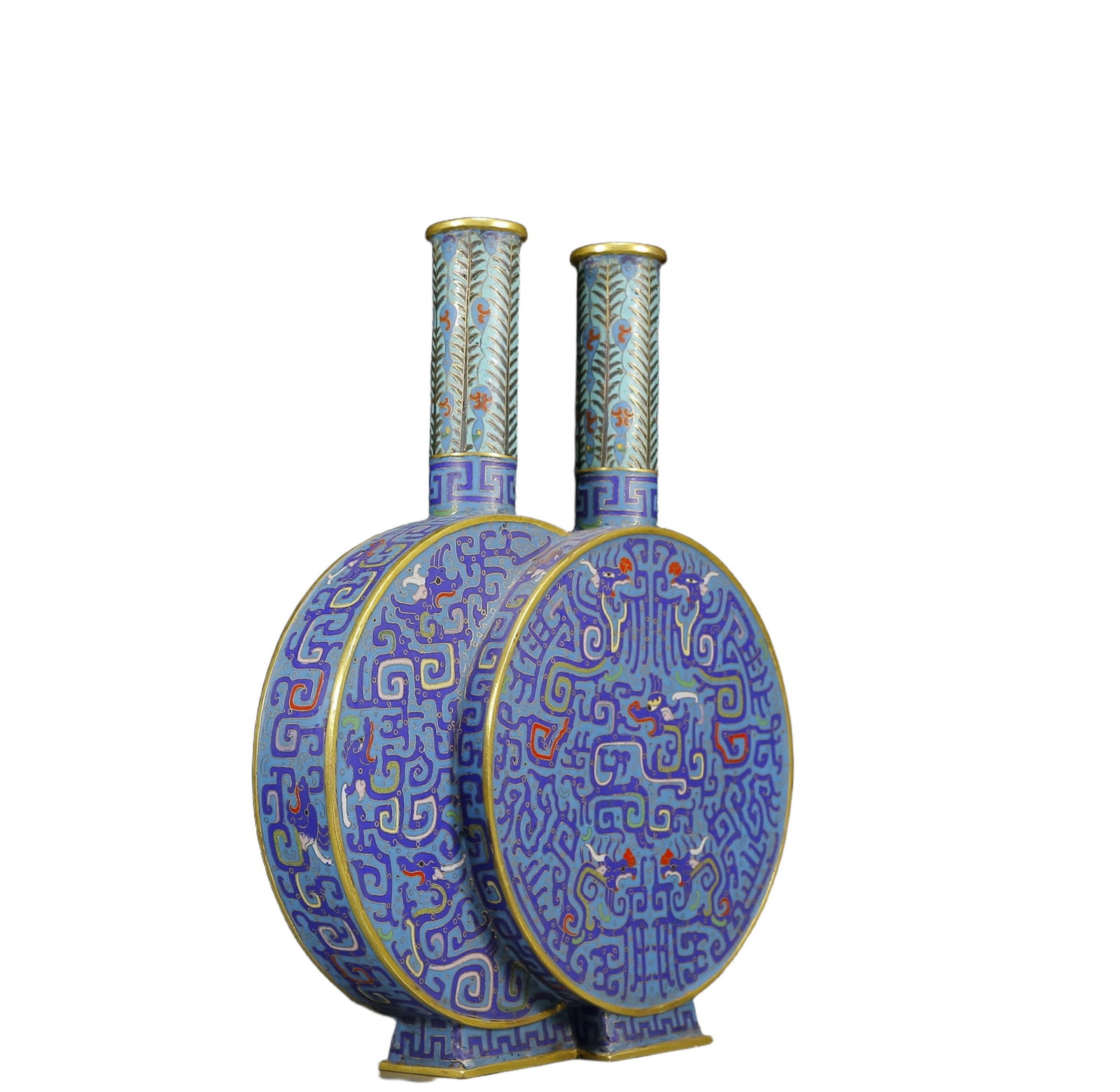 An Exquisite Famille-Rose Painted Gold Character and Story Pattern Vase,with poem - 5