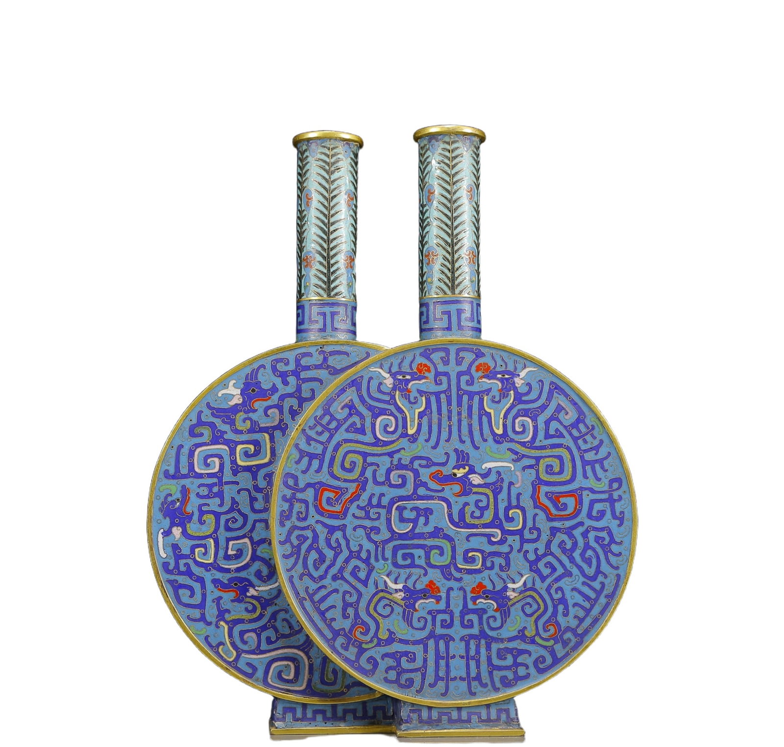 An Exquisite Famille-Rose Painted Gold Character and Story Pattern Vase,with poem - 6
