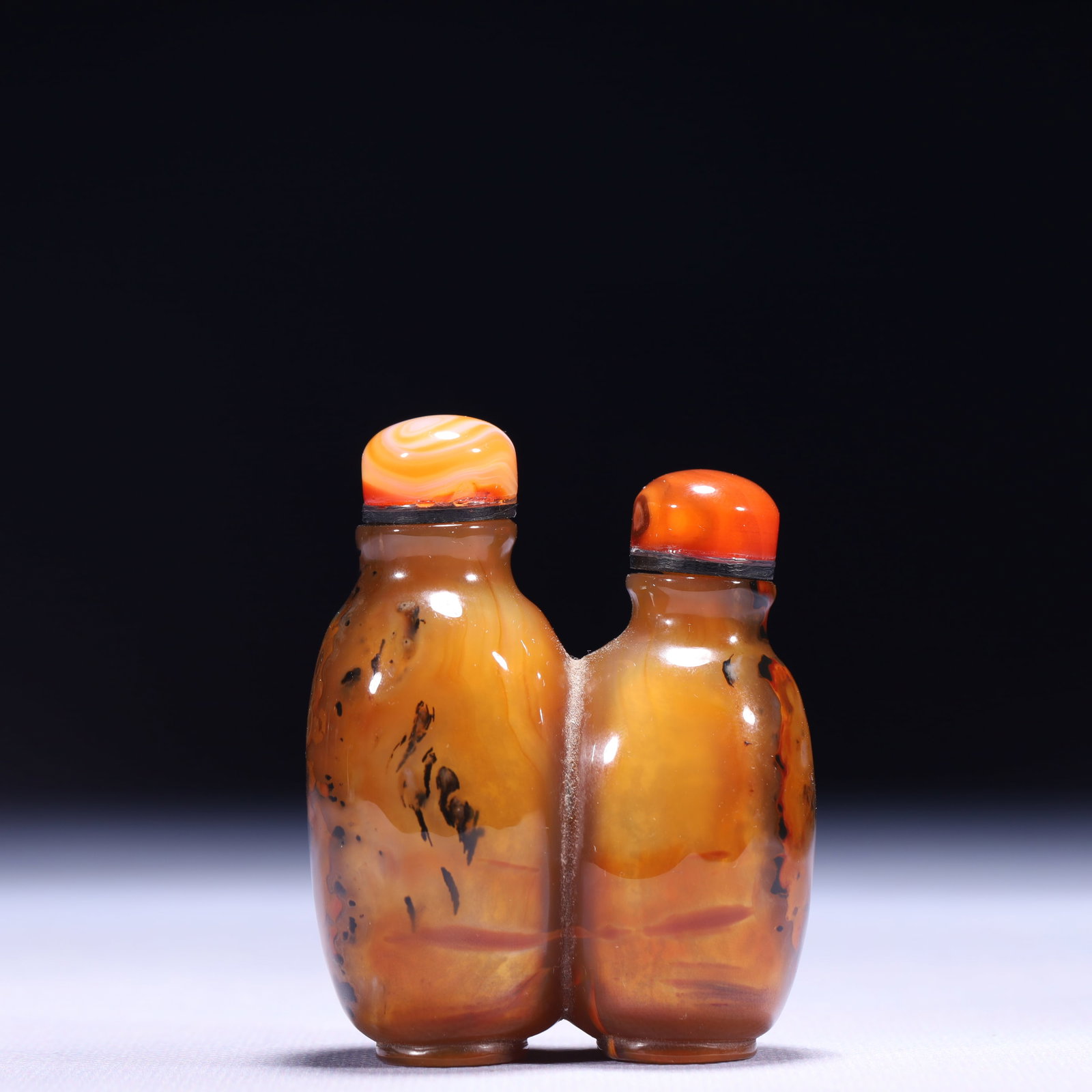 An Exquisite Agate Conjoined bottles - 5