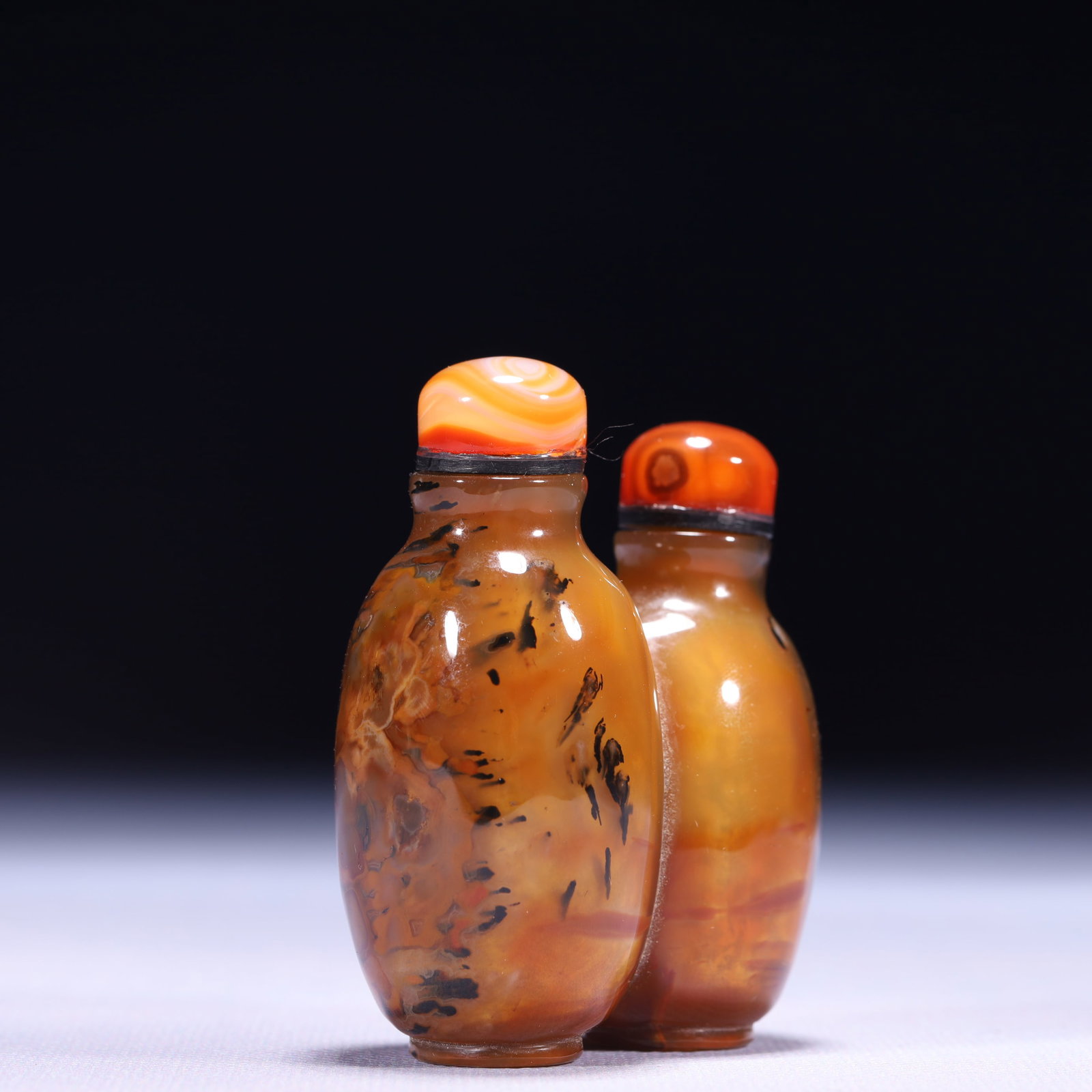 An Exquisite Agate Conjoined bottles - 6