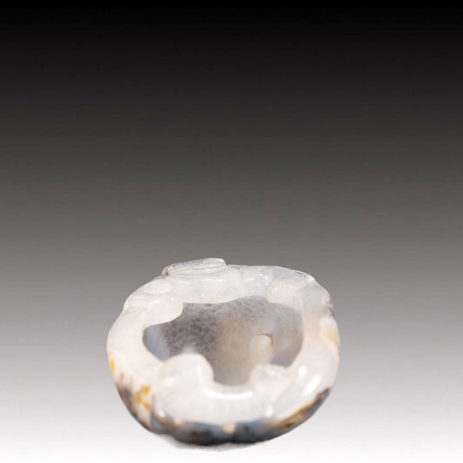 An Exquisite Agate Brush Washer - 3