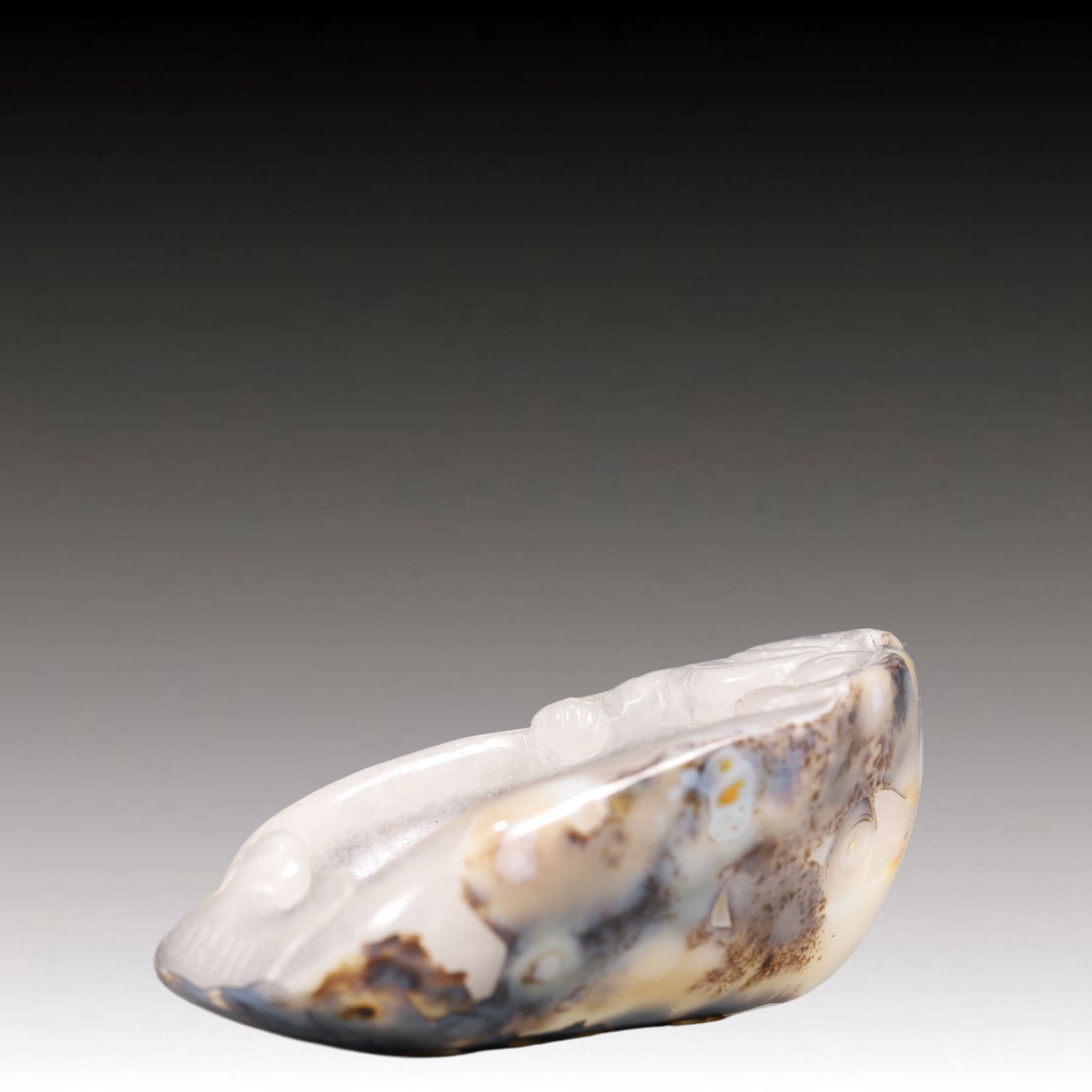 An Exquisite Agate Brush Washer - 4
