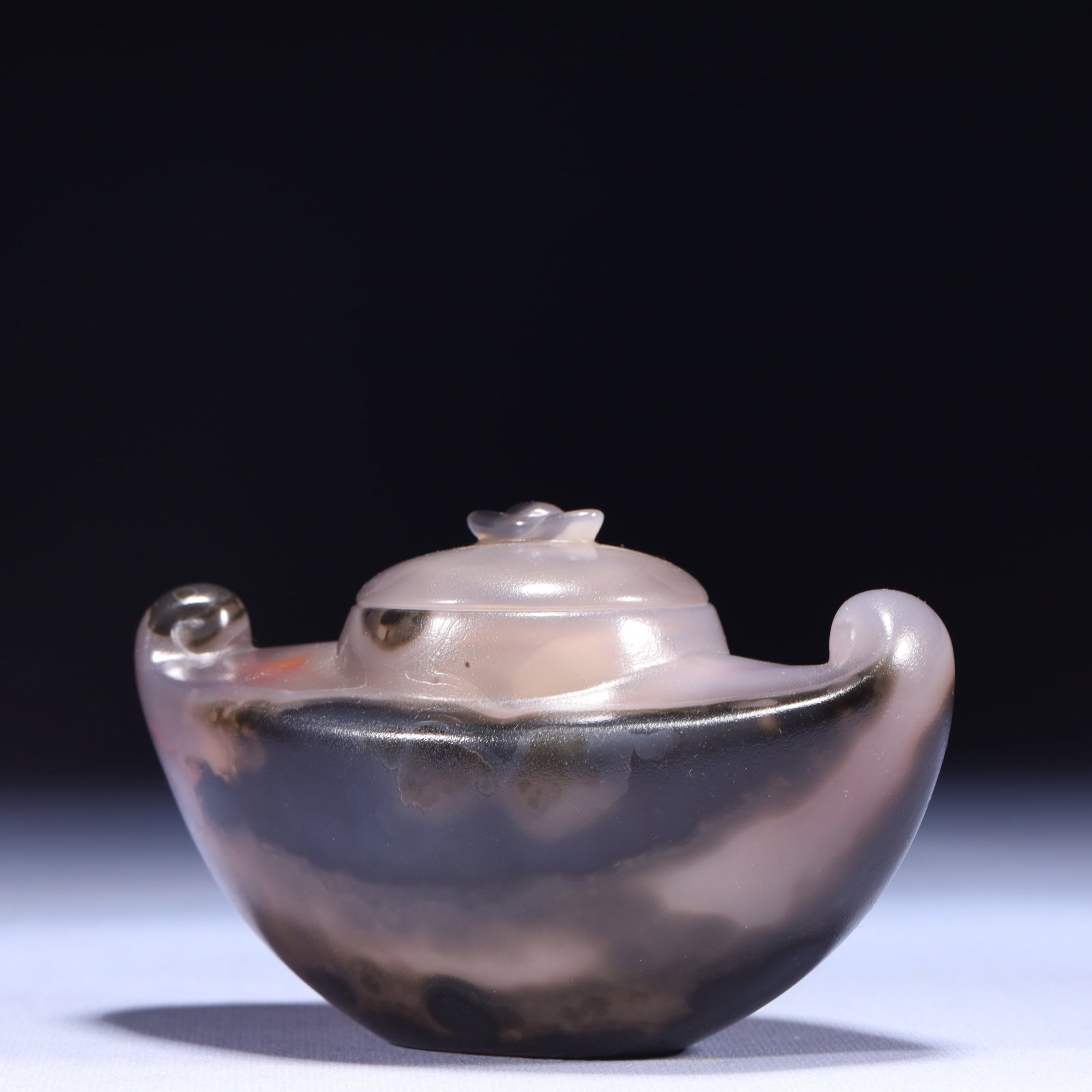 An Exquisite Agate Brush Washer - 10