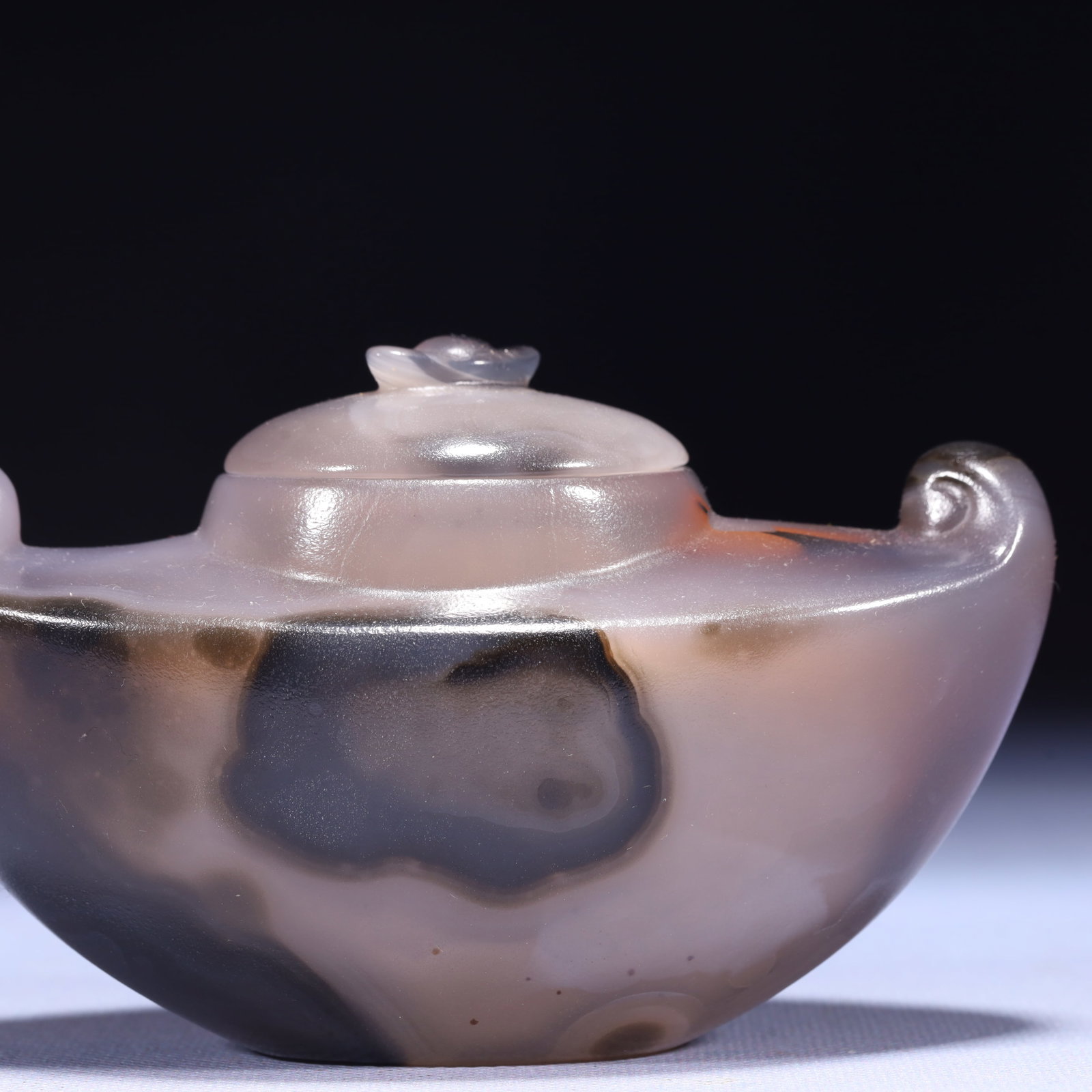 An Exquisite Agate Brush Washer - 3