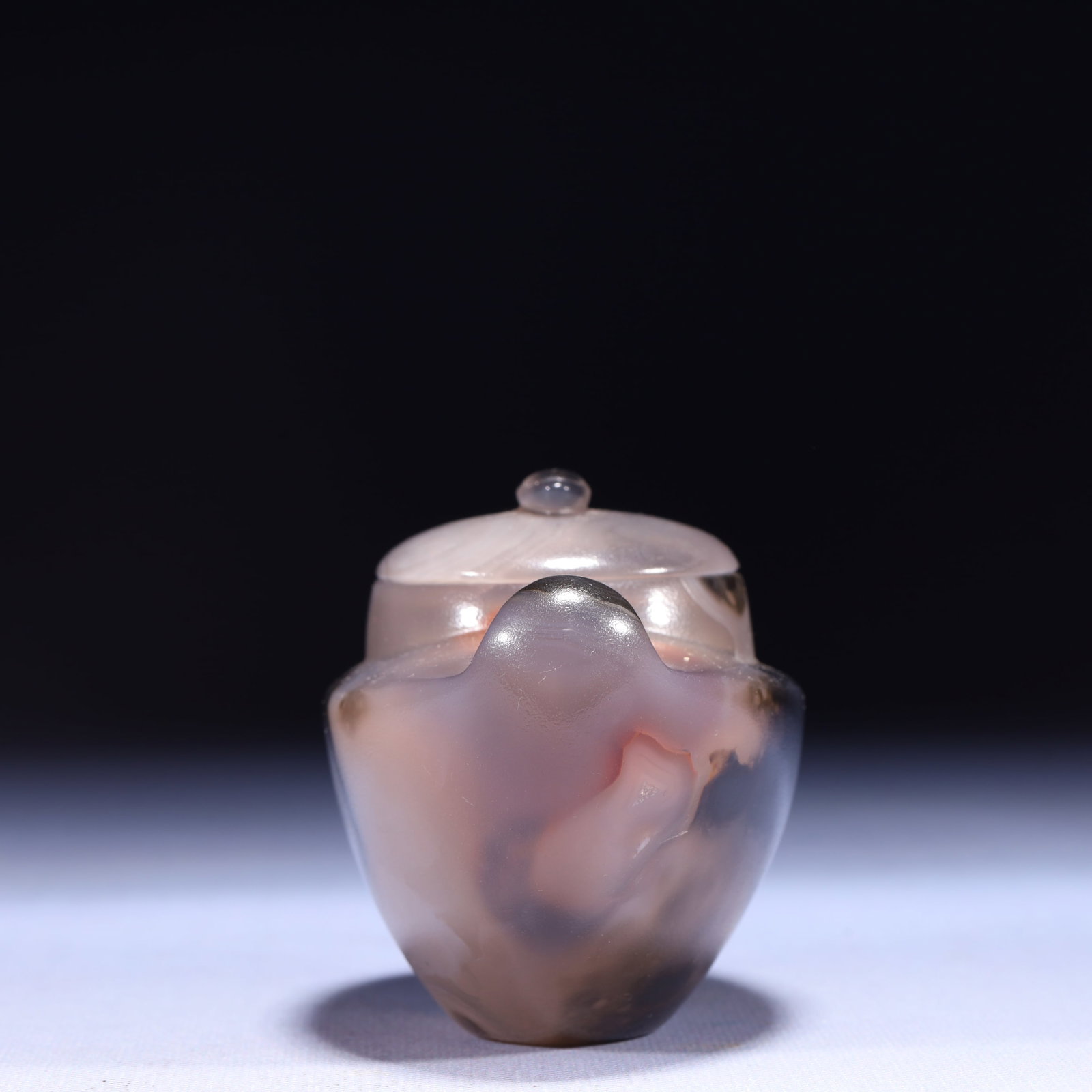 An Exquisite Agate Brush Washer - 5