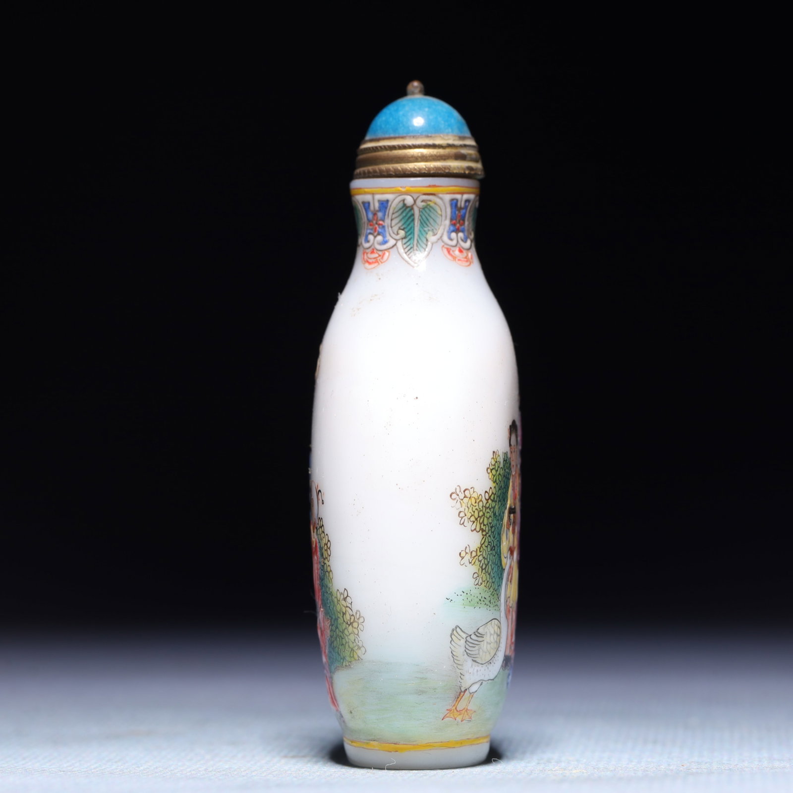 An Exquisite Glass Figure Pattern Snuff Bottle - 6