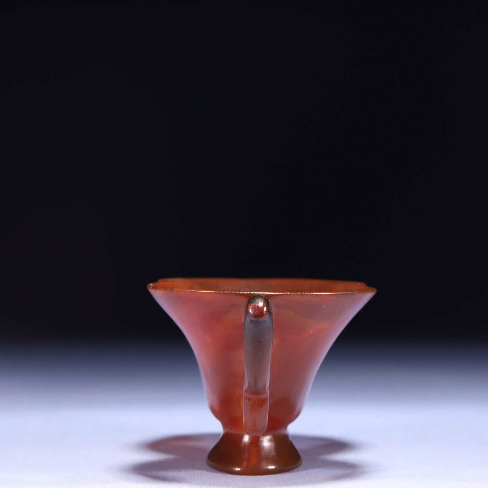 An Exquisite Agate Double-Ears Cup - 9