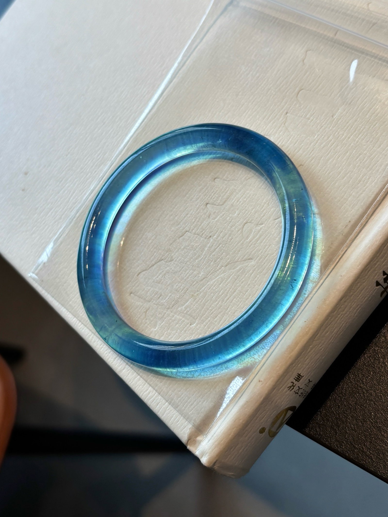 An Exquisite Aquamarine Bracelet: An Exquisite Aquamarine Bracelet,Size:2.1inx0.3inx0.3in,Weight:24g 海蓝宝手镯