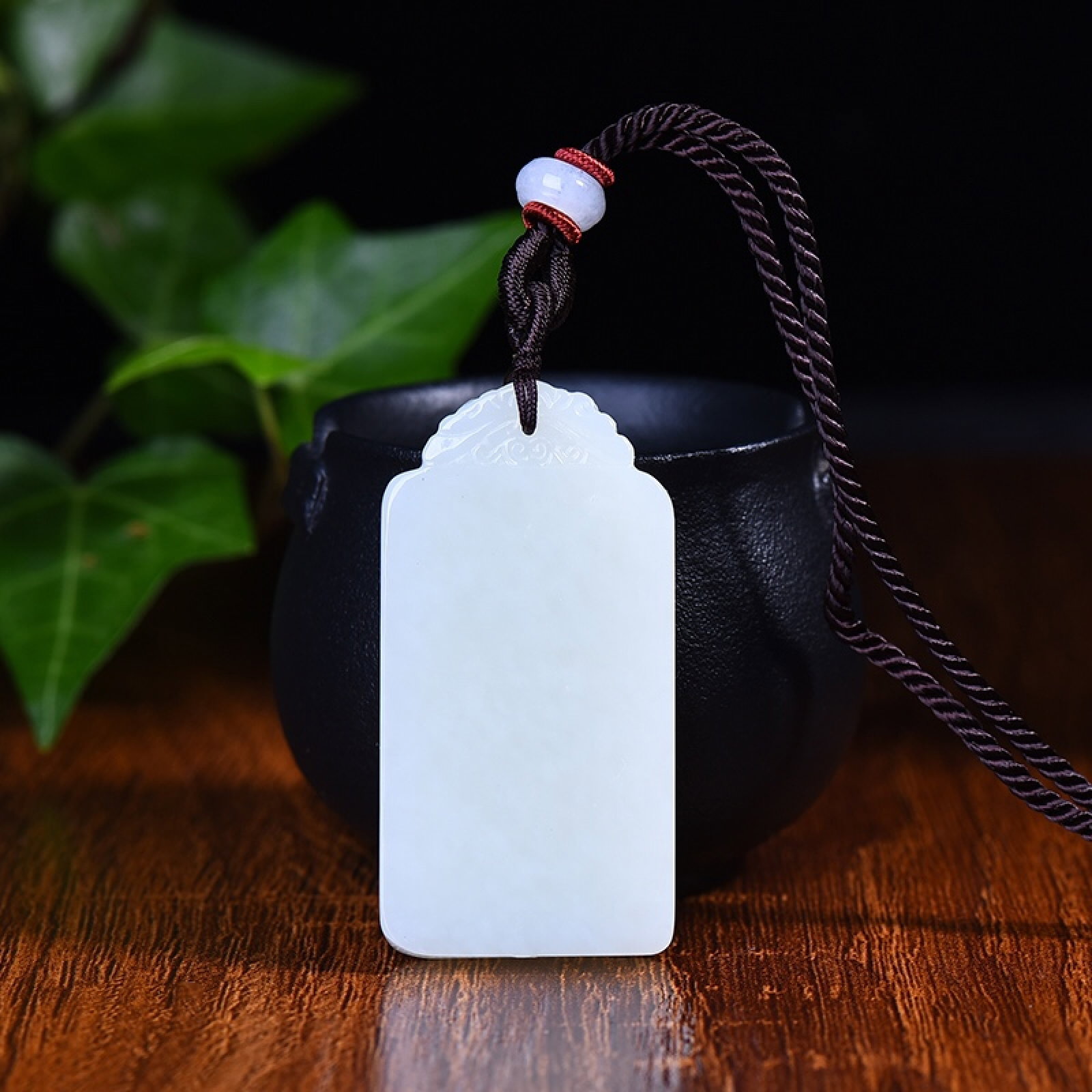 An Exquisite White Jade Pendant: An Exquisite White Jade Pendant,Size:1.2inx2.4in 白玉挂件