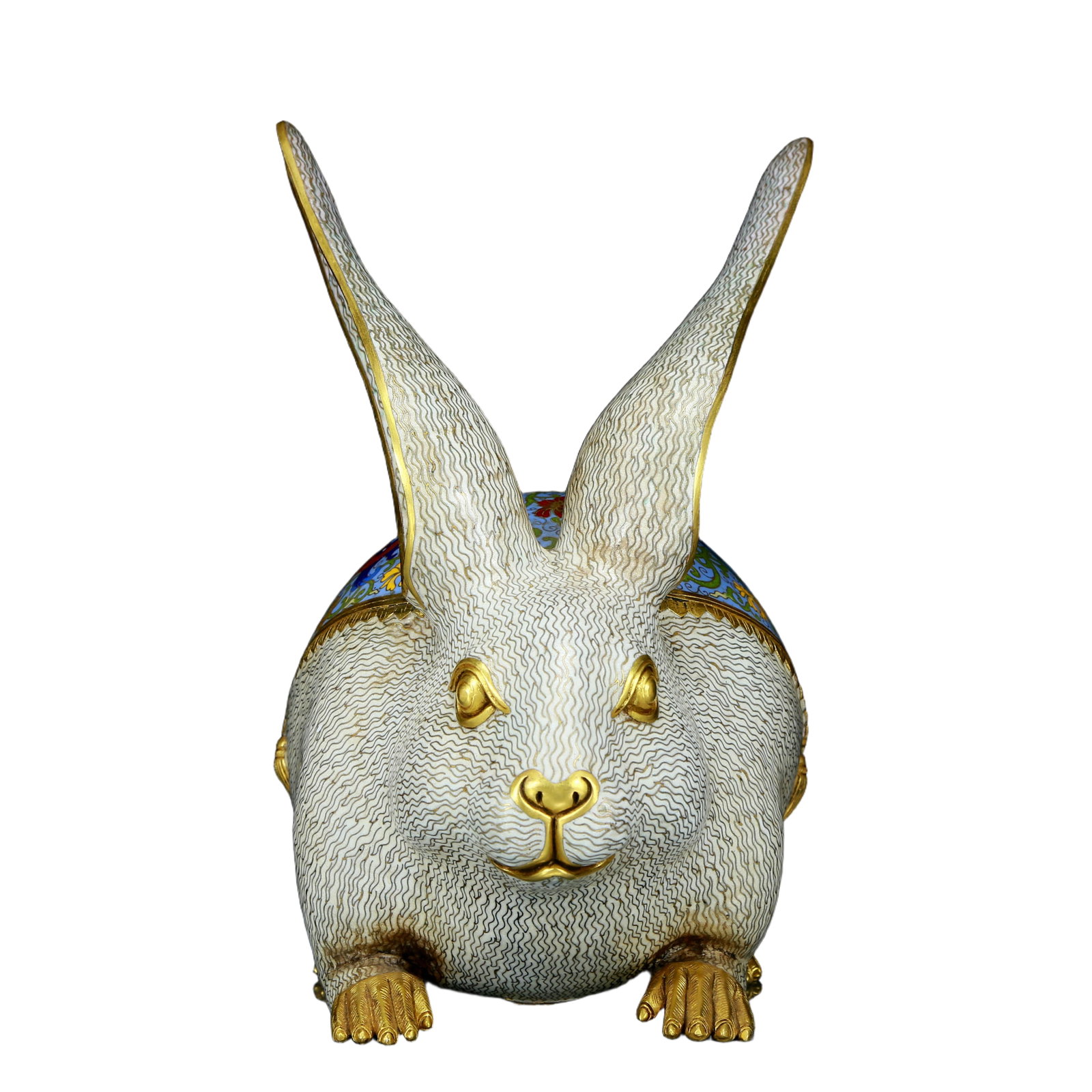 A Marvelous Cloisonne Rabbit - 5