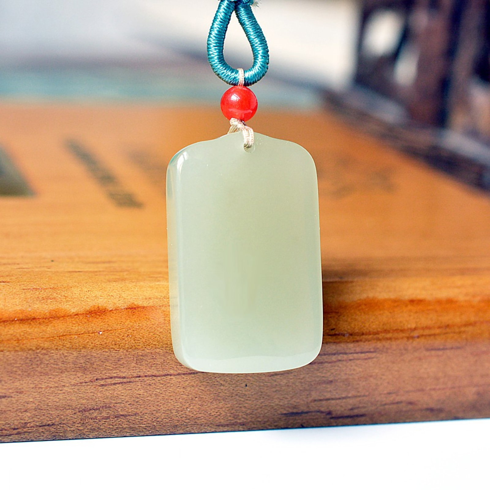 An Exquisite White Jade Pendant: An Exquisite White Jade Pendant,Size:0.8inx1.3in 白玉挂件