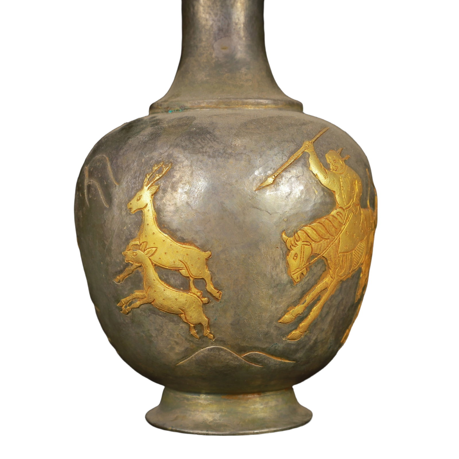 An Exquisite Gilt Silver Figure Pattern Vase - 6