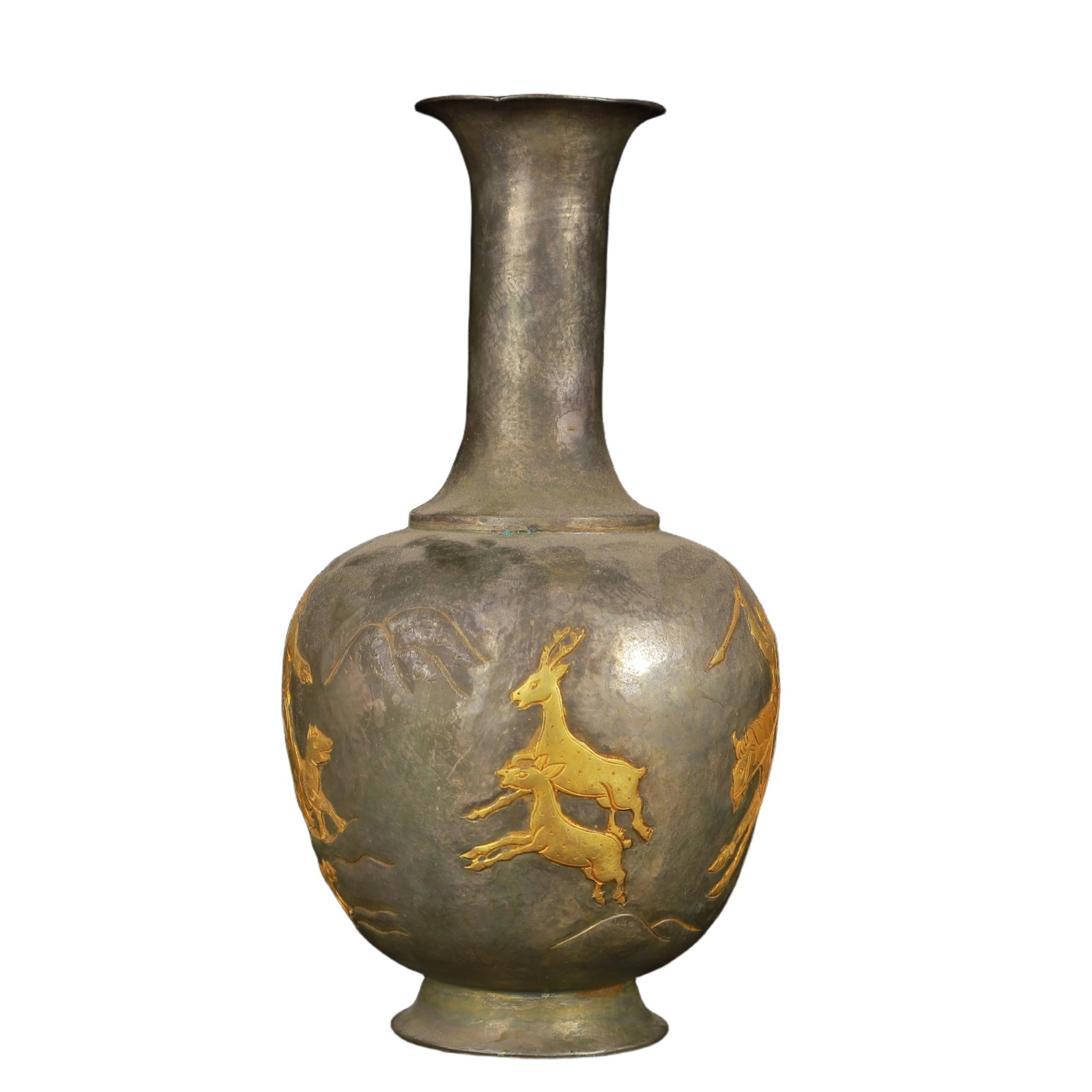 An Exquisite Gilt Silver Figure Pattern Vase - 7