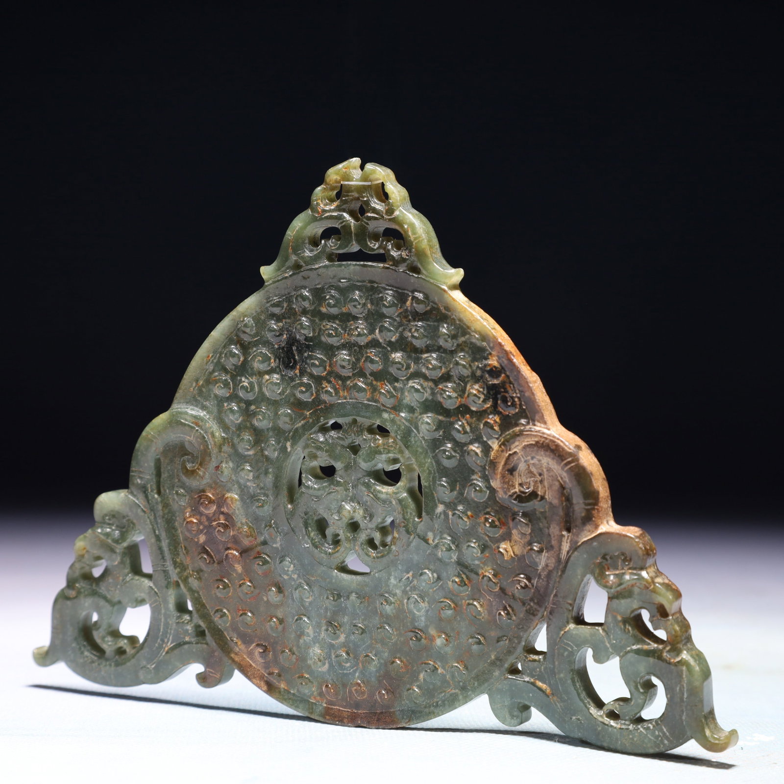 An Exquisite Jasper Phoenix Pattern Pendant - 4