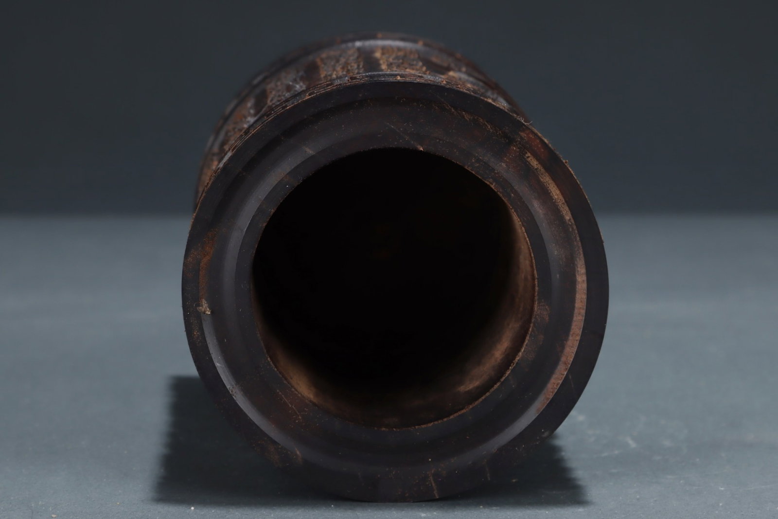 A Rare Eaglewood Fu-Character Pattern Brush Pot - 6