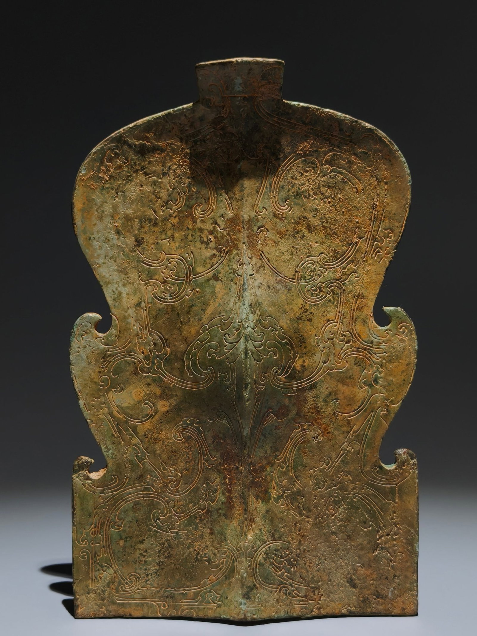 An Archaic Bronze Phoenix Pattern Ornament - 6
