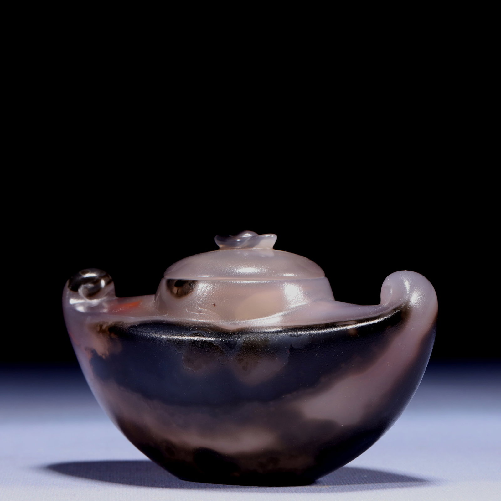 An Exquisite Agate Brush Washer - 10