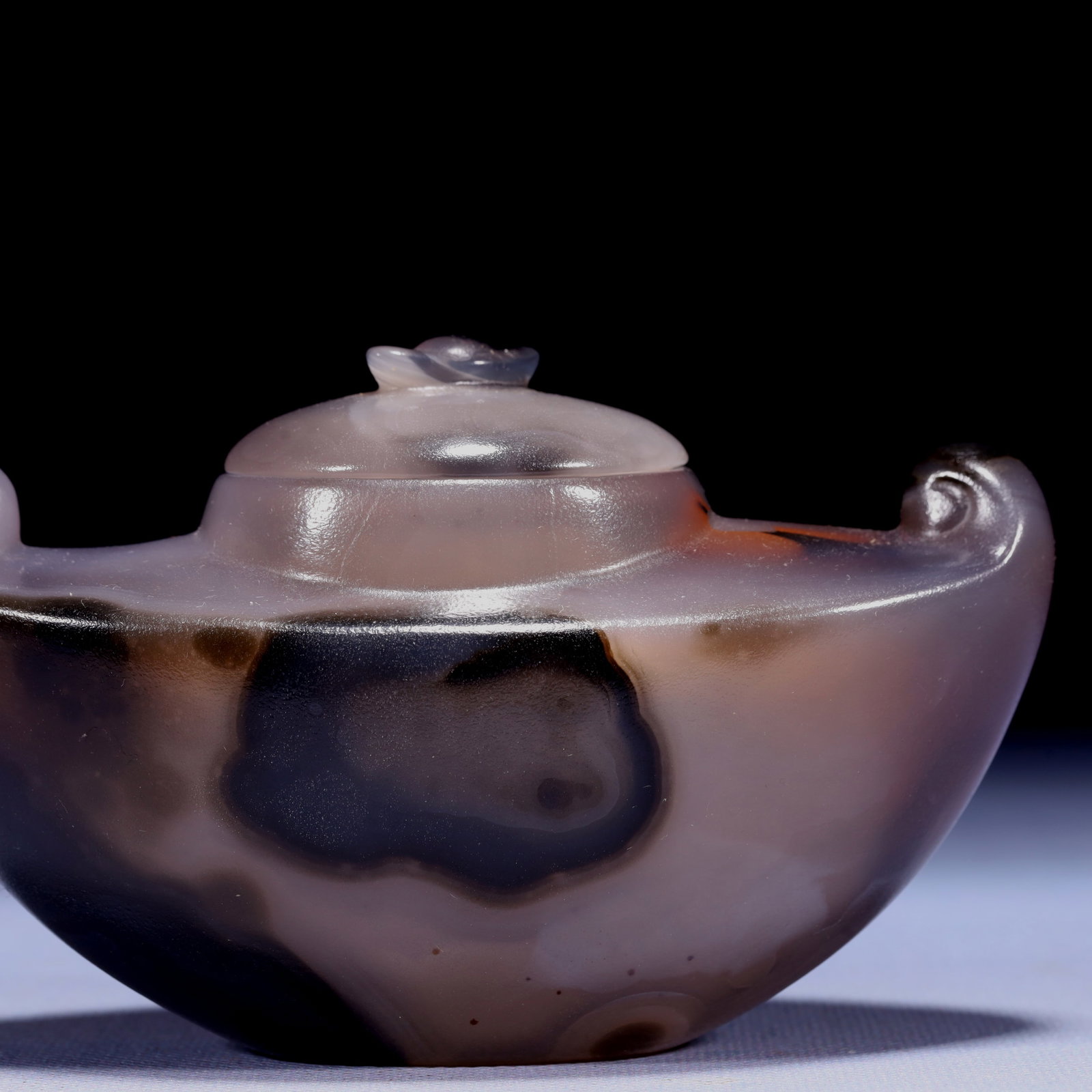 An Exquisite Agate Brush Washer - 3