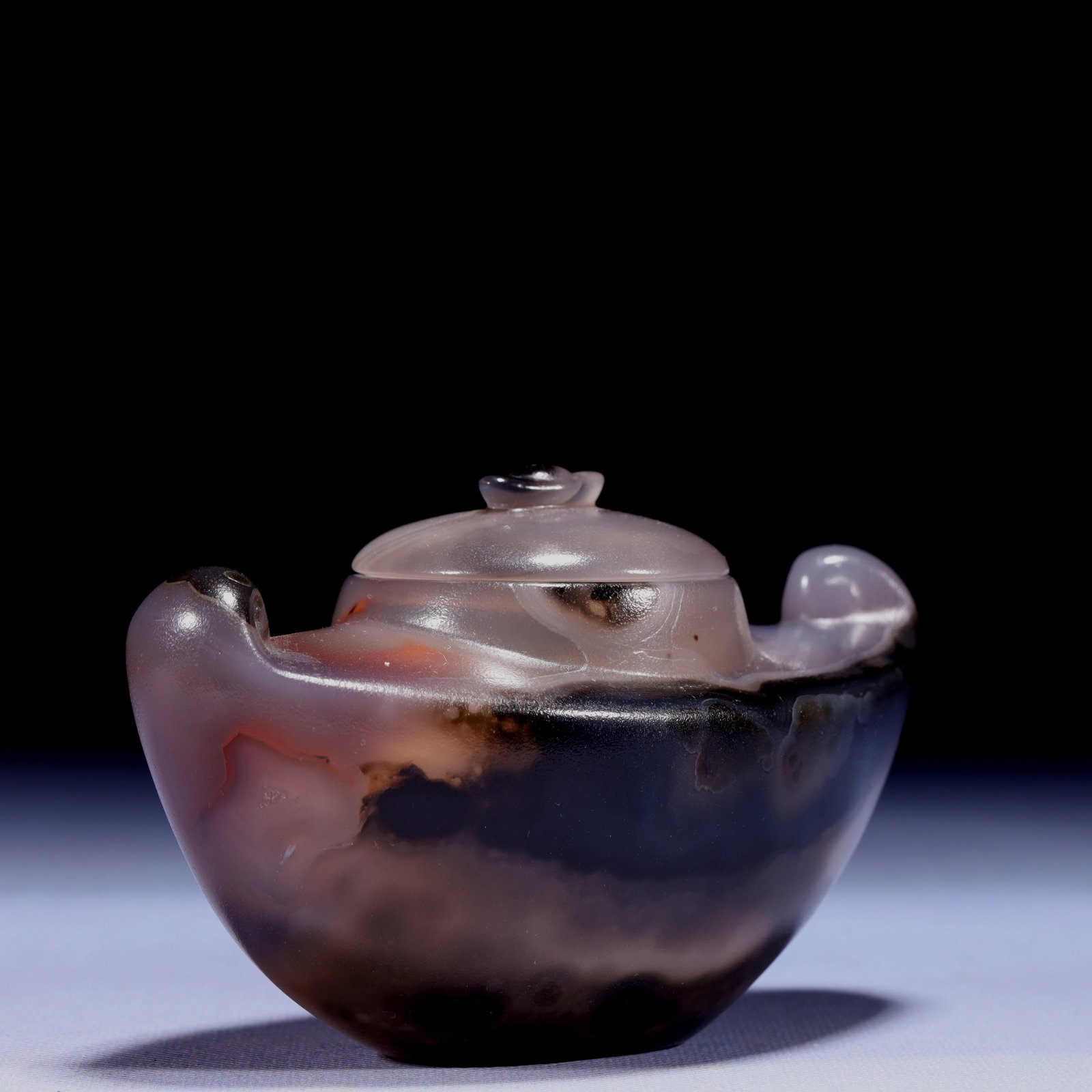 An Exquisite Agate Brush Washer - 6