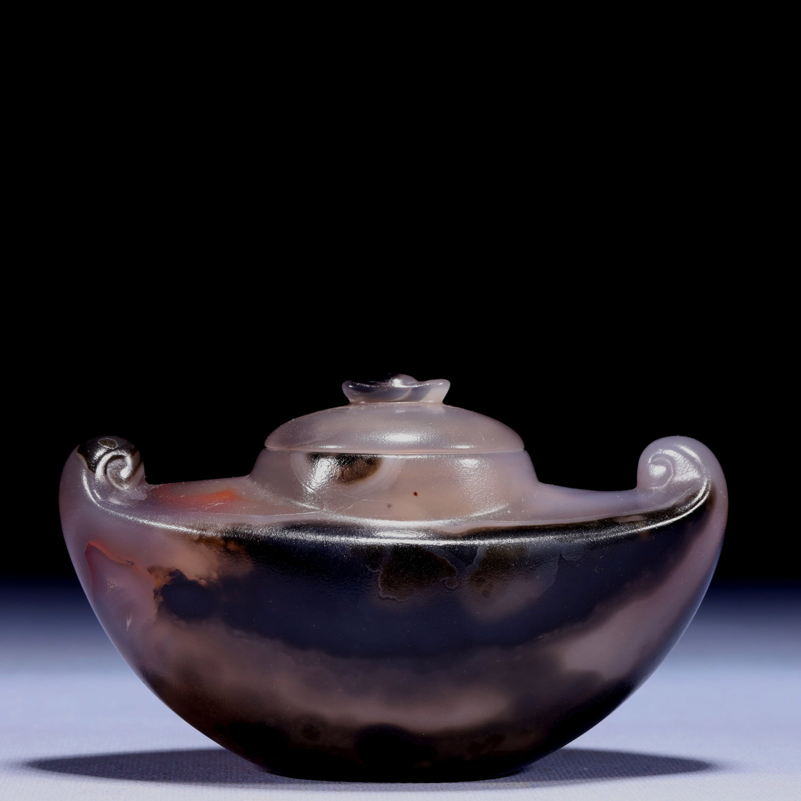 An Exquisite Agate Brush Washer - 7