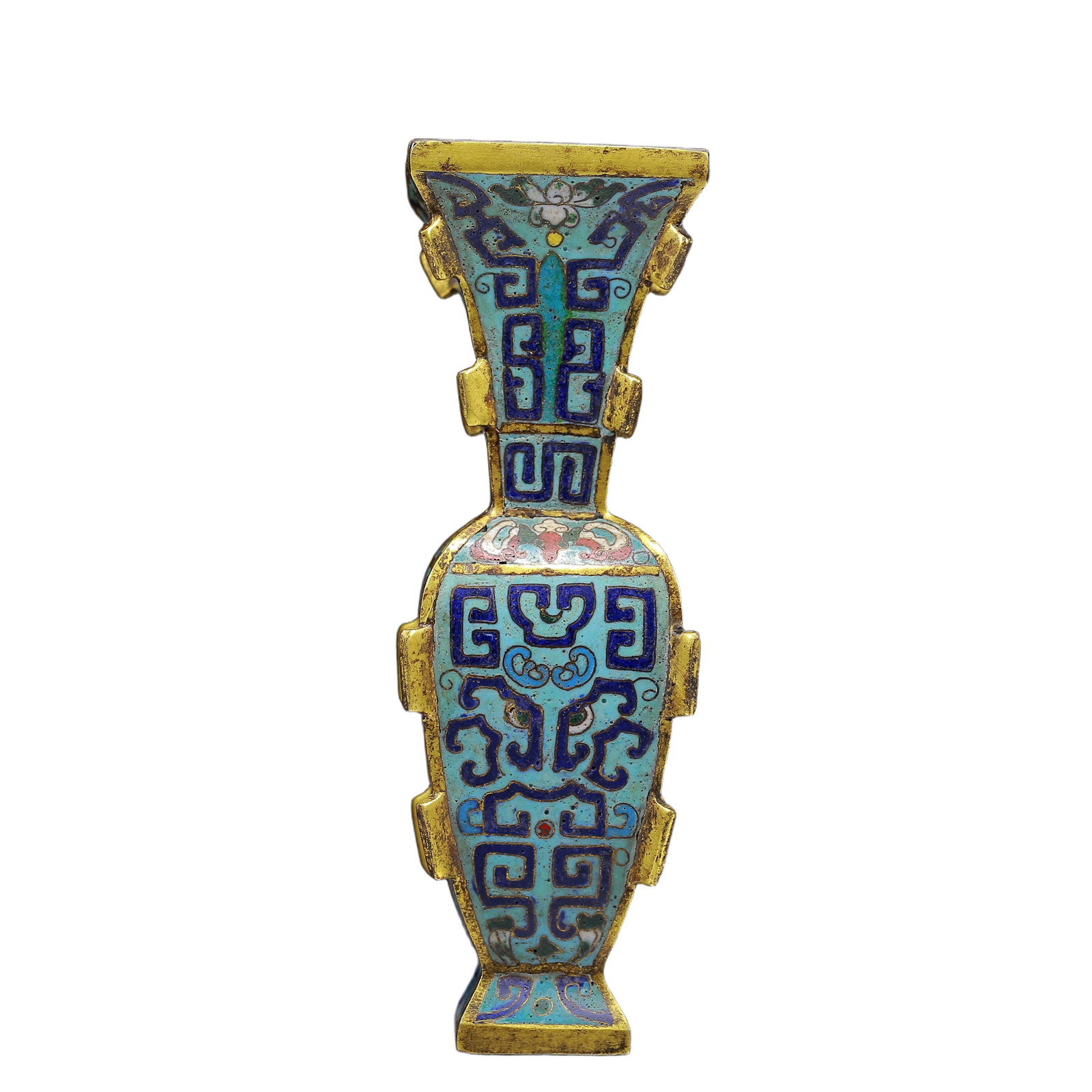 An Exquisite Cloisonne Beast-Face Pattern Vase - 3