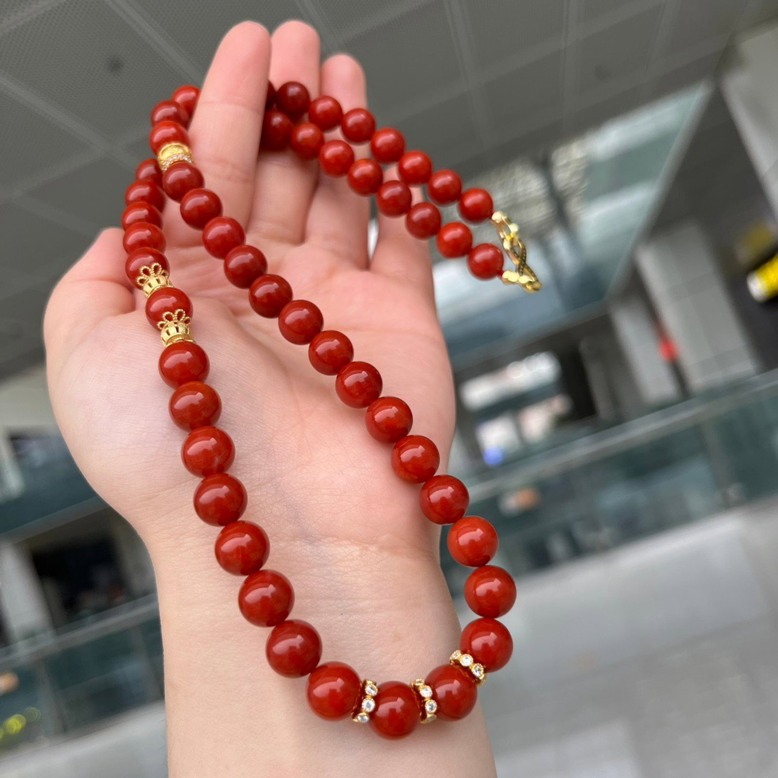 An Exquisite Agate Necklace - 3