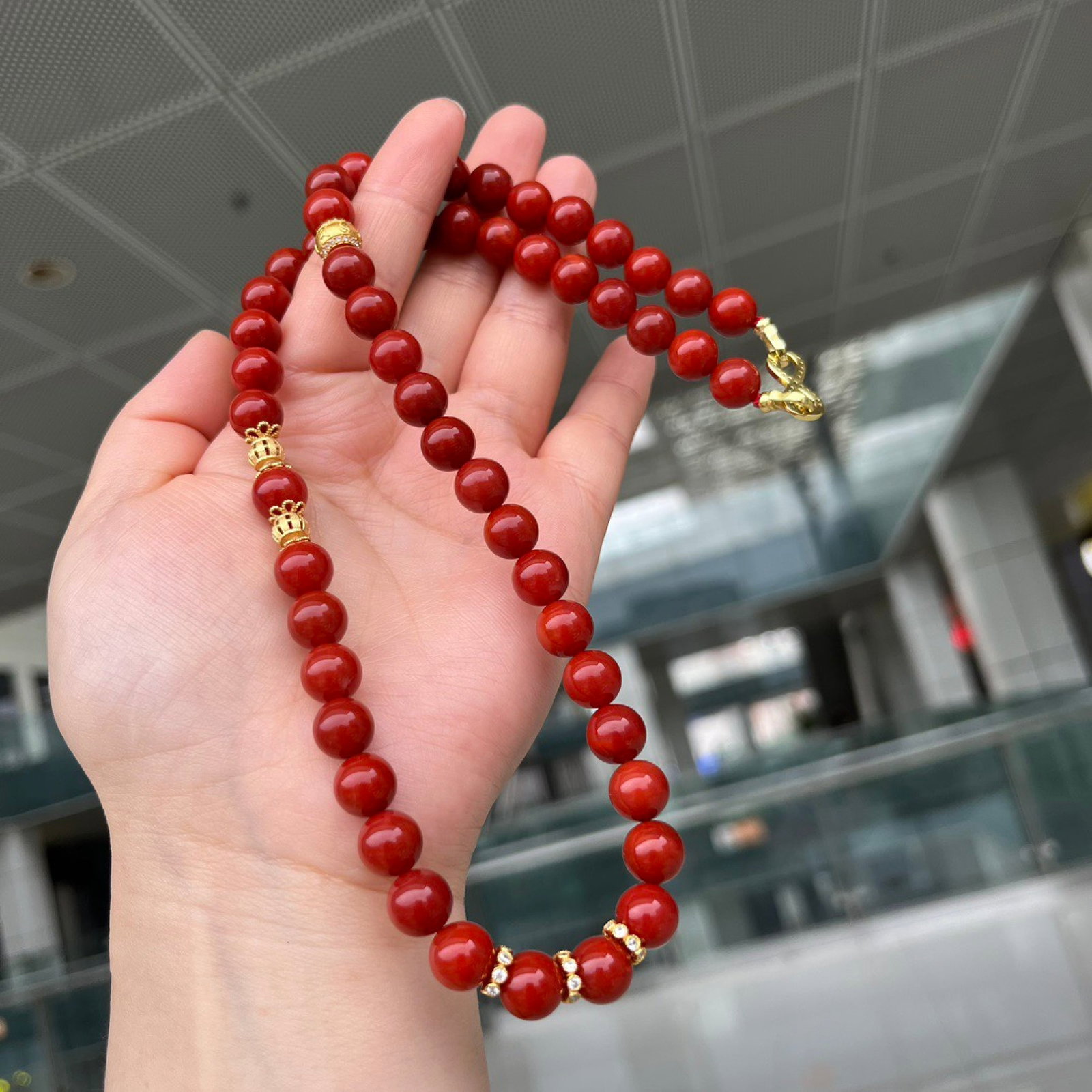 An Exquisite Agate Necklace - 5