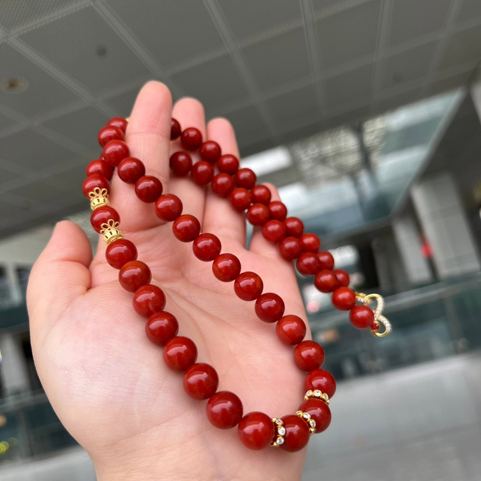 An Exquisite Agate Necklace - 7