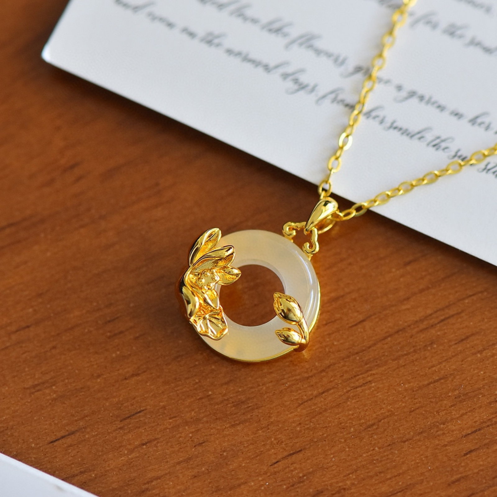An Exquisite Lotus Pattern Pendant - 3