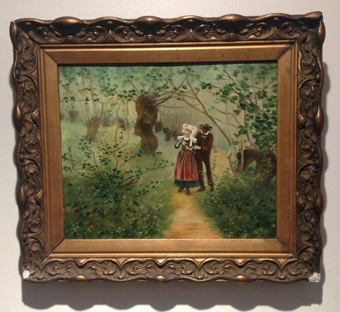 Lovers in Traditional Folk Costume, in the Countryside (1 of 4)