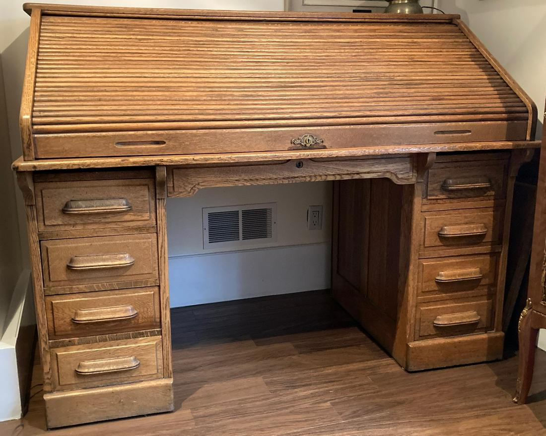 Ashley furniture roll top clearance desk