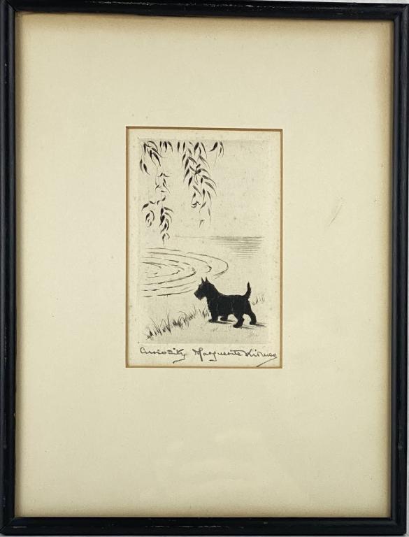 Margaret Kirmse "Curiosity" Etching (1 of 4)