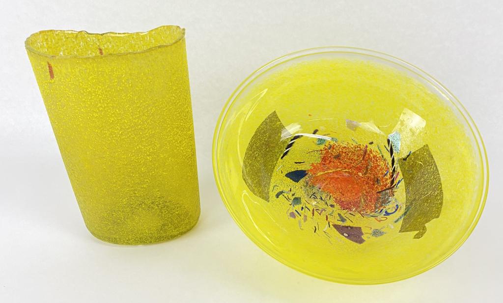 Bertil Vallien For Kosta Boda Vase & Bowl (1 of 5)