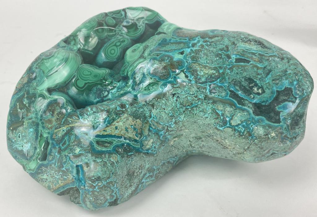 Chrysocolla Malachite Chunk  Polished - 9.5" W (1 of 4)