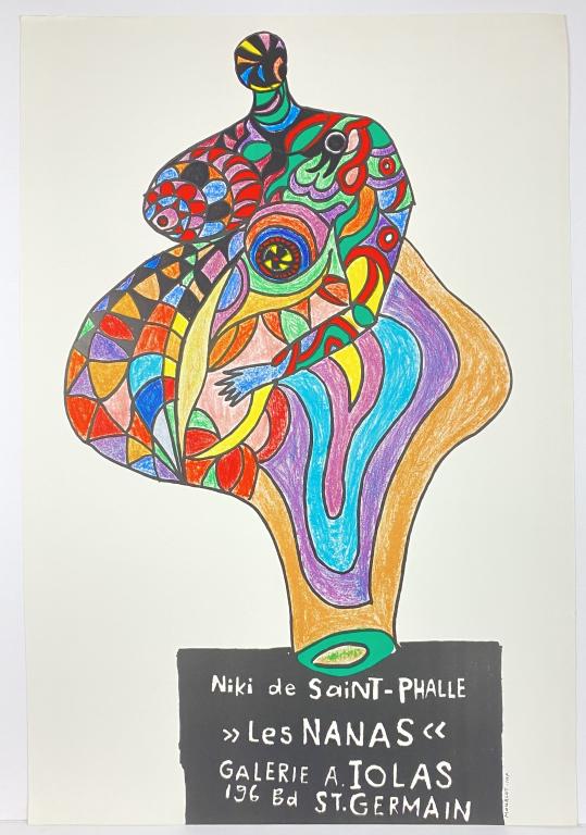 Niki de Saint Phalle, Les Nanas, Lithograph Poster (1 of 3)