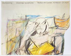 Willem de Kooning, Guild Hall, hand signed and inscribed to Claire