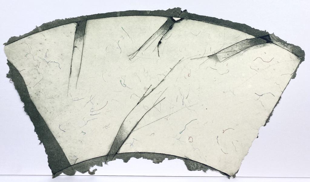 Sandy Kinnee Etching On Handmade Paper "Above A Whisper (1 of 3)