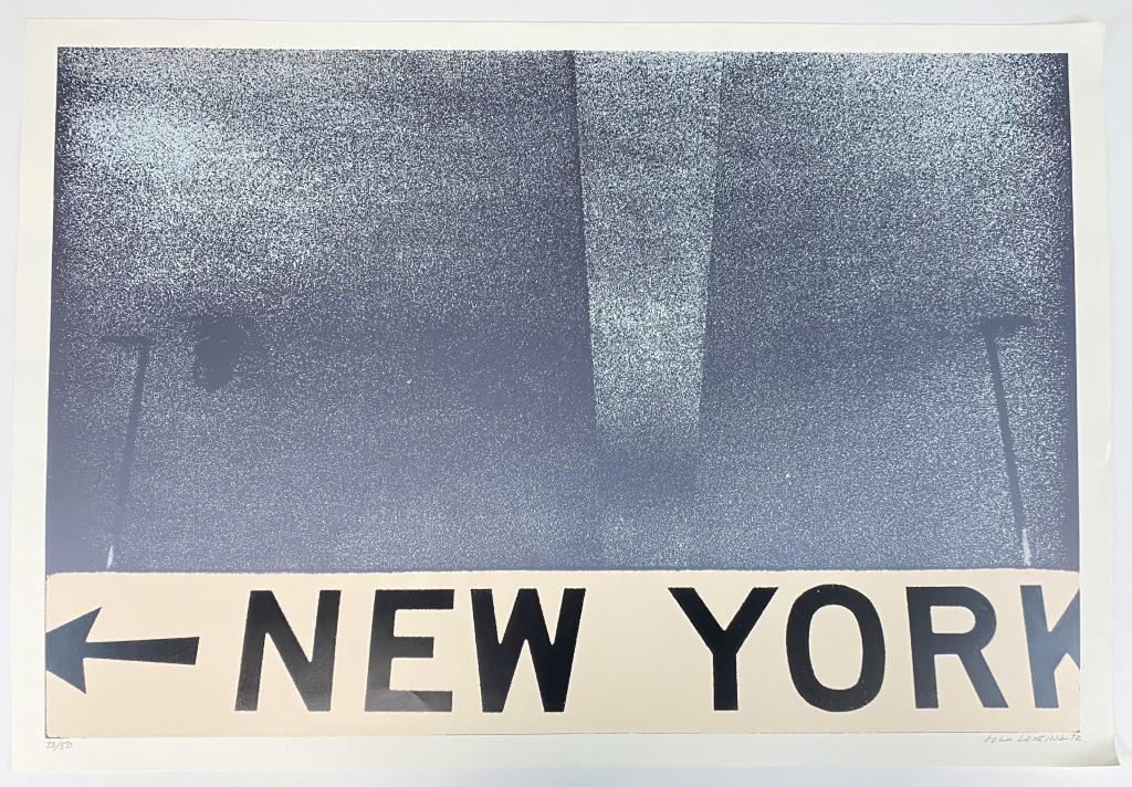 John Loring Screenprint 1972 33/50 (1 of 3)