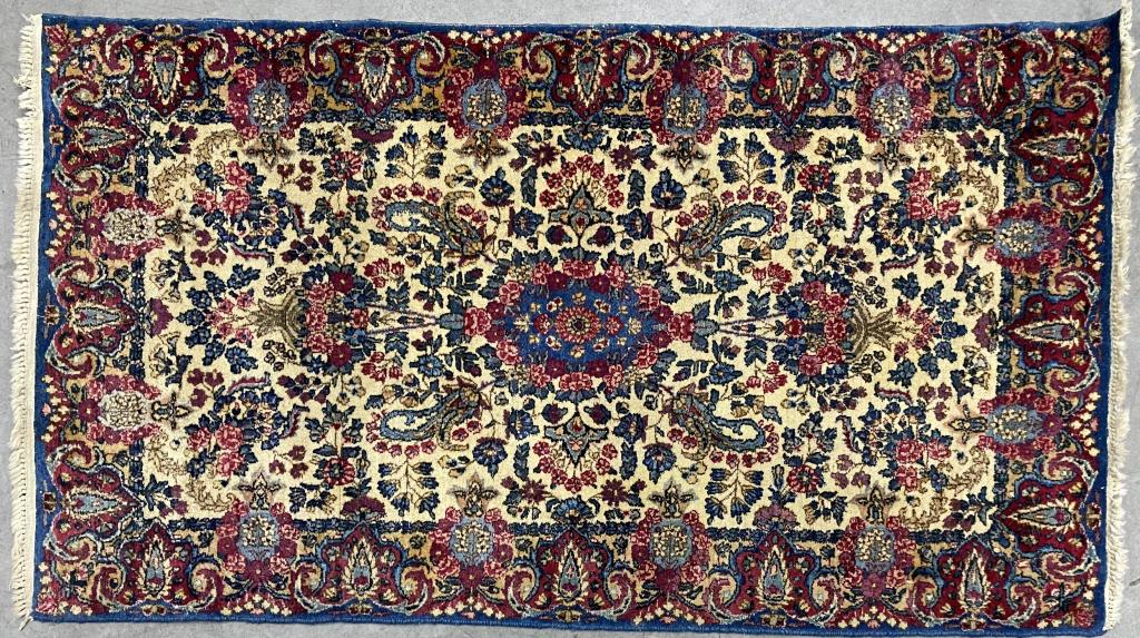 Kerman Persian Hand Made Wool Rug 5'x3' (1 of 4)