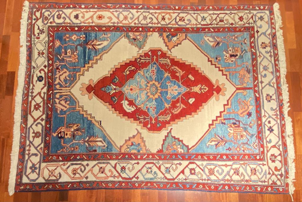 Antique Azeri Rug 5'x7' (1 of 7)