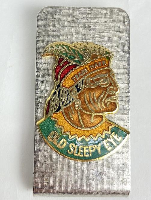 Old Sleepy Eye Flour Money Clip (1 of 2)