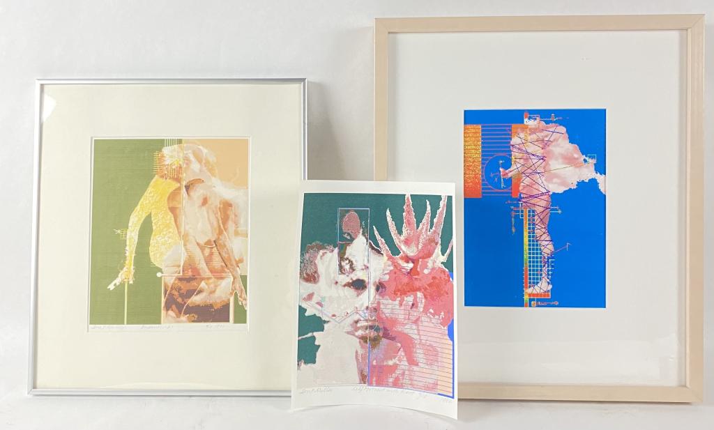 (3) Computer Art Prints Signed By Don Miller (1 of 4)