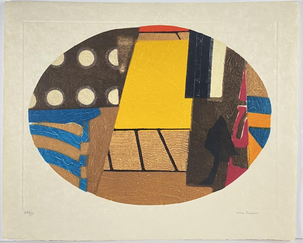 Max Papart Lithograph On Wove Paper XXII/XXV: Unframed: 27"x22"ï¿½ Good condition.