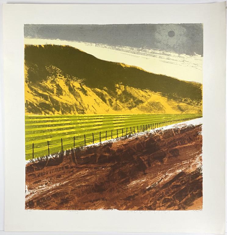 (2) Howard Bradford Serigraphs: First image unframed: 34"x35"ï¿½ Editions: 17/50, 40/55