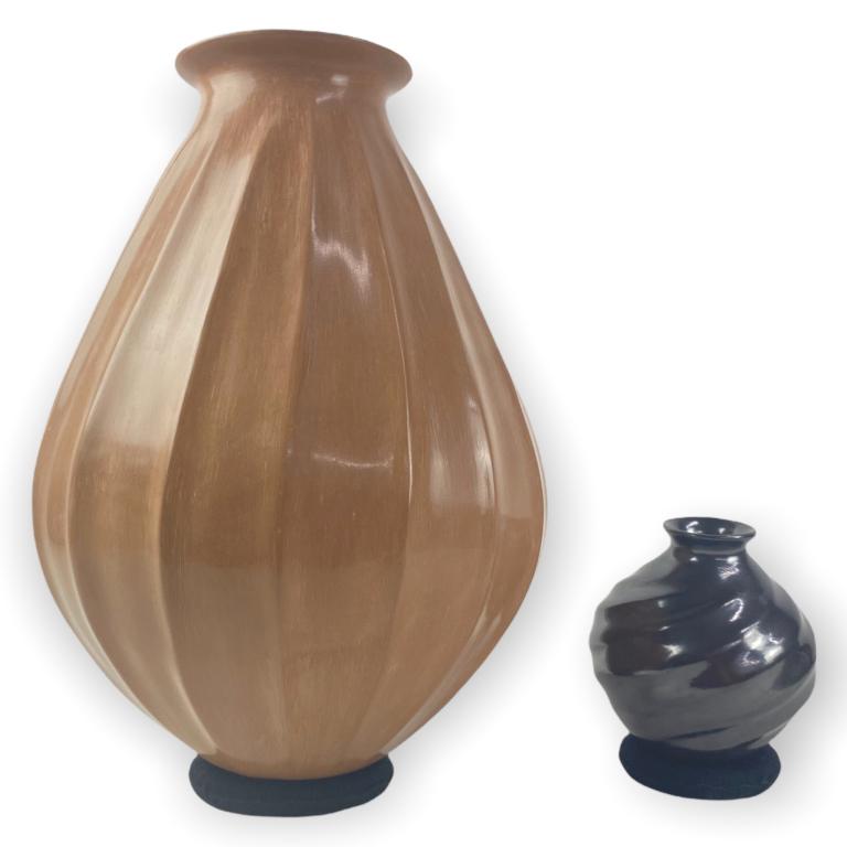 (2) Alonso Sandoval Signed Ceramic Vases (1 of 5)