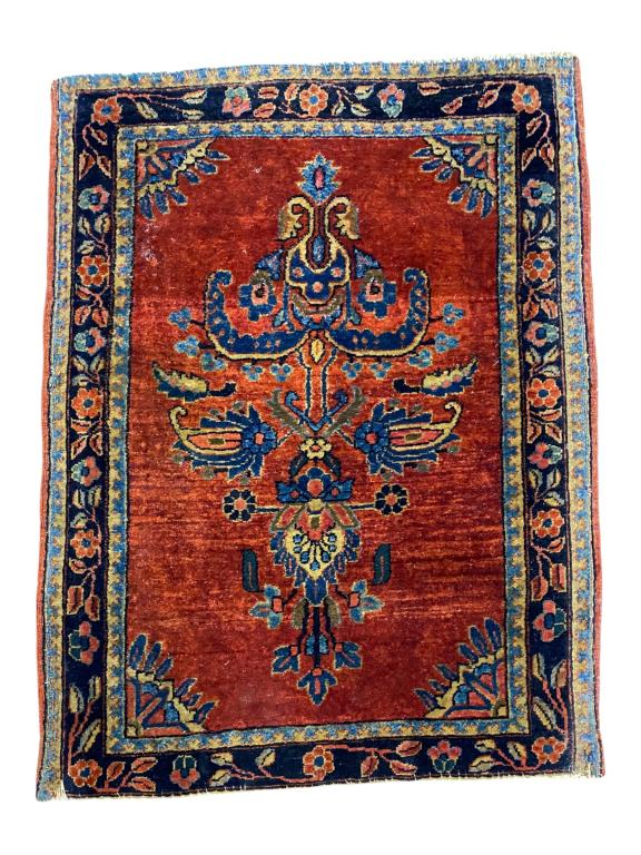 Small Hand Knotted Oriental 2.5'x2' Rug (1 of 4)