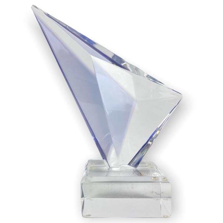 Shlomi Haziza Signed Lucite Sculpture 11"T (1 of 5)