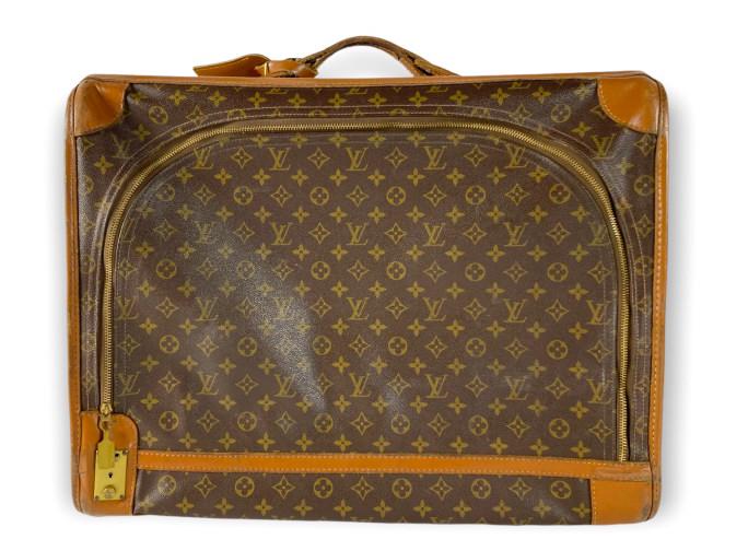 Vtg Louis Vuitton Monogrammed Soft Sided Suitcase (1 of 10)
