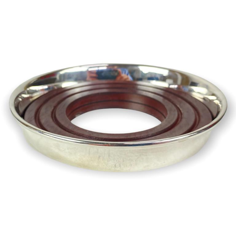 Tiffany & Co Sterling Silver Wine Coaster: w/ Wood Insert. Weight without wood insert: 4.3 ozt 4 7/8" Diameter