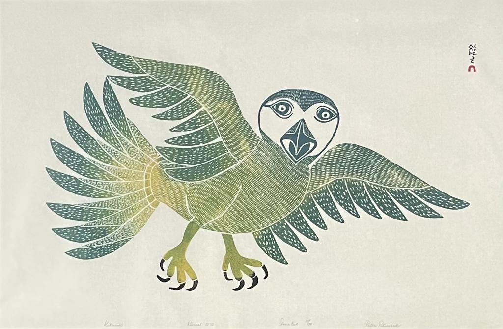 Peter Pitseolak Stone Cut "Kikavik" (1 of 8)